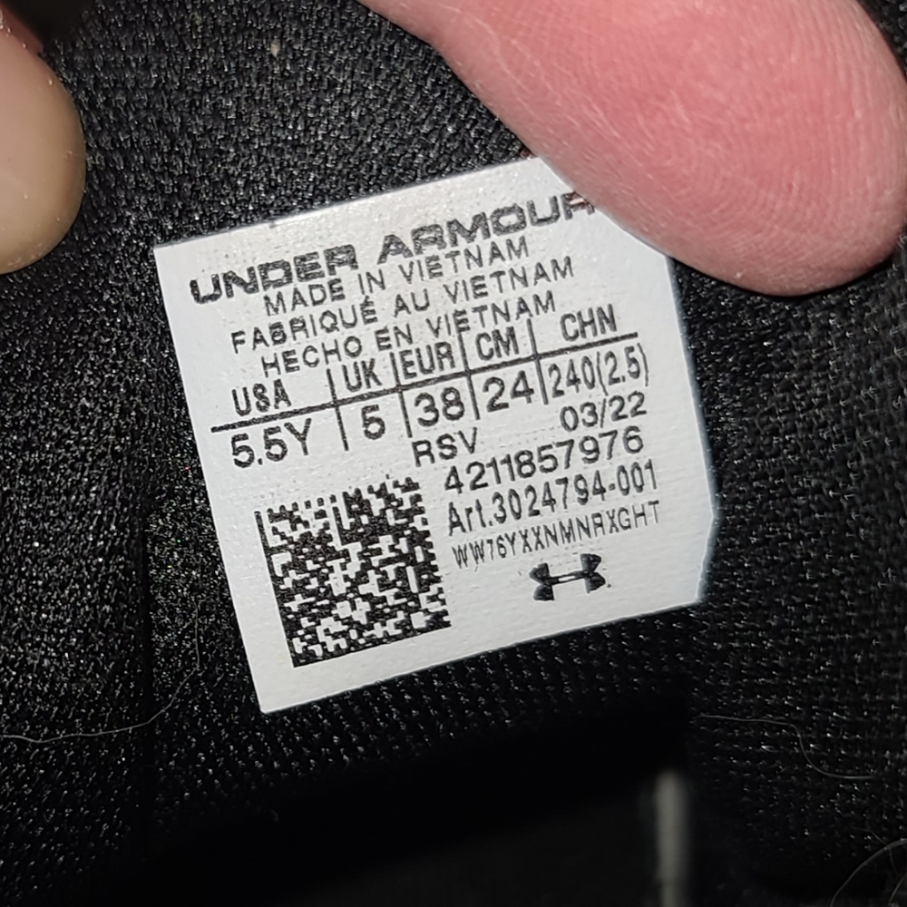 Under Armour Kids Jet 21 PS 3024794-001 Basketball Shoes US 5.5 - Picture 8 of 11